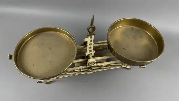 Schalenwaage Gusseisen Küchenwaage – Bild 2