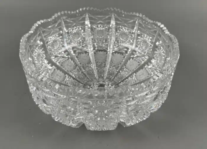 Stölzle Bleikristall Schale Dm. 18 cm H 9 cm