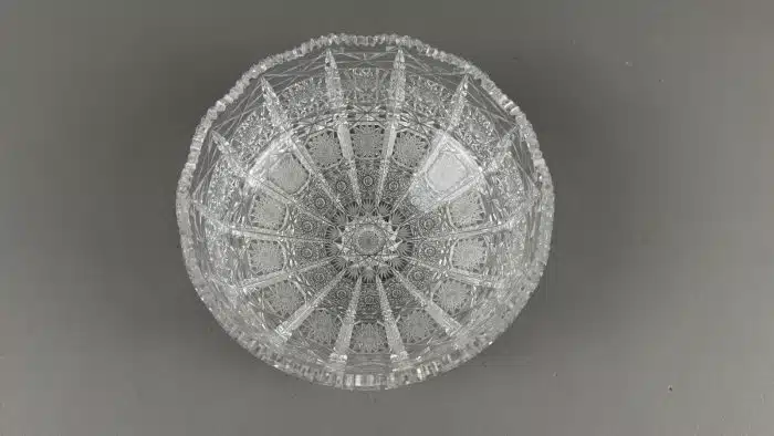Stölzle Bleikristall Schale Dm. 18 cm H 9 cm – Bild 3