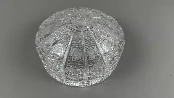 Stölzle Bleikristall Schale Dm. 18 cm H 9 cm – Bild 4