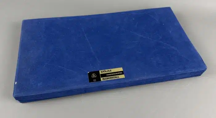 Stölzle Bleikristall Vorlegeplatte 39x18 cm in originaler Verpackung