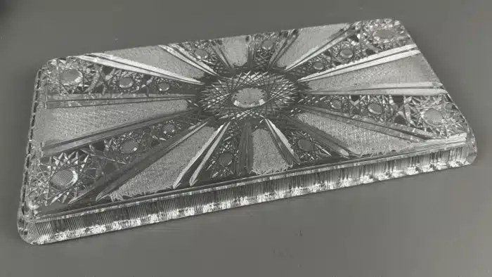 Stölzle Bleikristall Vorlegeplatte 39x18 cm in originaler Verpackung – Bild 6