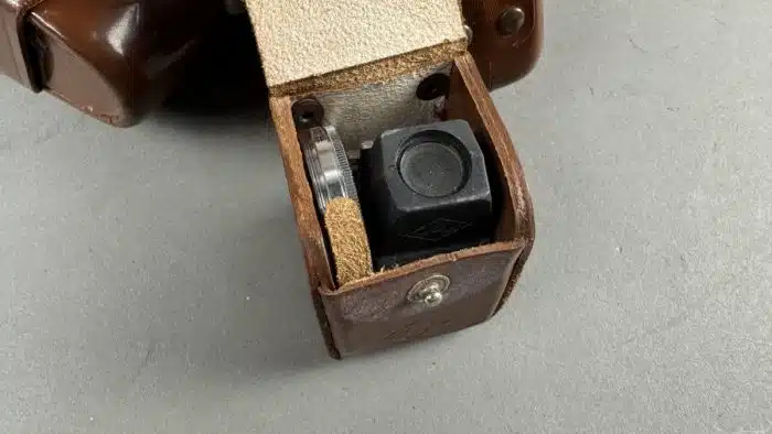 Agfa Optima  Compur Kammera mit versch. Objektiven im Lerderetui – Bild 2