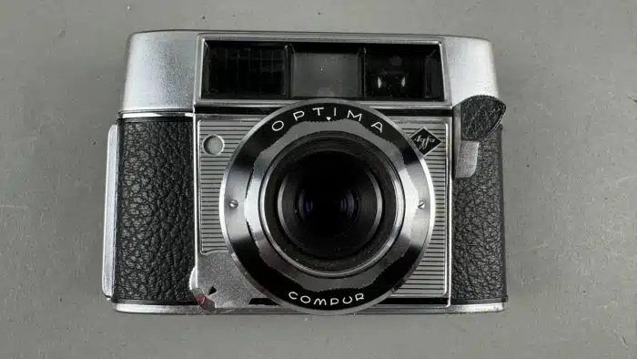Agfa Optima  Compur Kammera mit versch. Objektiven im Lerderetui – Bild 6