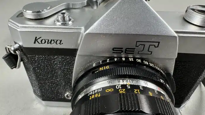 Kowa SET analoge Spiegelreflexkamera 35 mm - Kowa 50 mm mit Tasche  – Bild 5