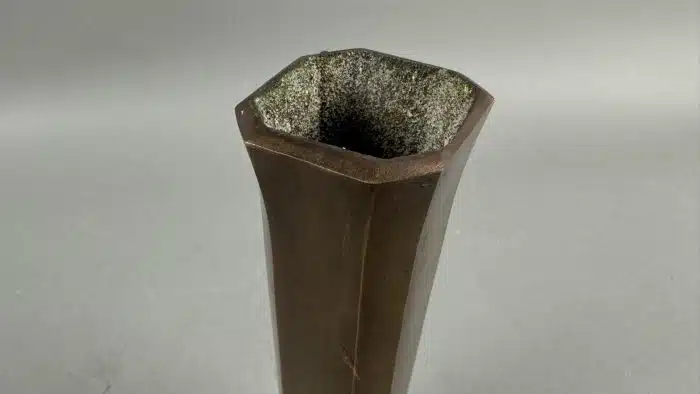 Art Deco Bronze Vase  H 20 cm – Bild 2