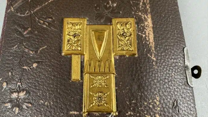 Jugendstil Fotoalbum mit vielen Bildern, teilweise militärisch – Bild 2