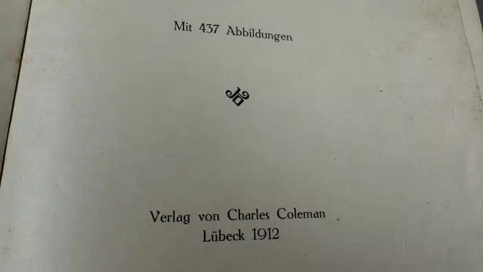 Die Kunstformen der schmiedeeisernen Beschläge - Ein Beitrag zur Stillehre  Carl Zetzsche Lübeck 1912 – Bild 3