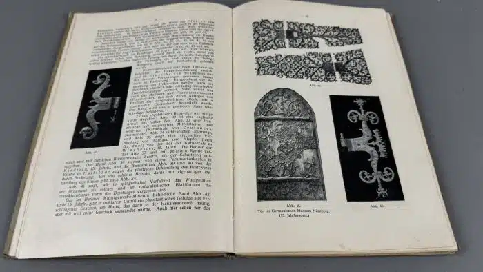 Die Kunstformen der schmiedeeisernen Beschläge - Ein Beitrag zur Stillehre  Carl Zetzsche Lübeck 1912 – Bild 5