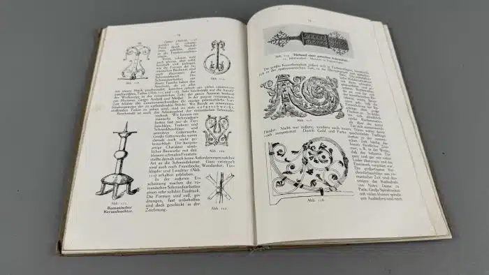 Kurzgefaßte Stillehre für Kunstschlosser Metzger Max (Autor) 1902 – Bild 8