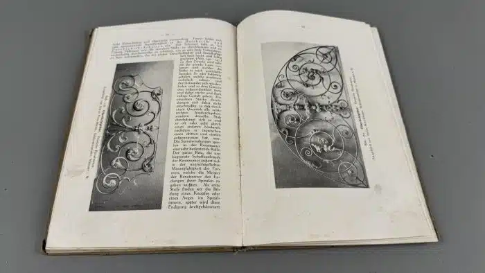 Kurzgefaßte Stillehre für Kunstschlosser Metzger Max (Autor) 1902 – Bild 11
