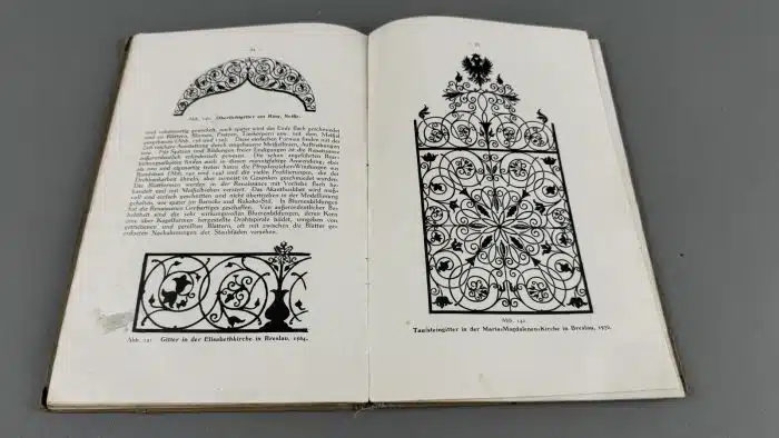 Kurzgefaßte Stillehre für Kunstschlosser Metzger Max (Autor) 1902 – Bild 12