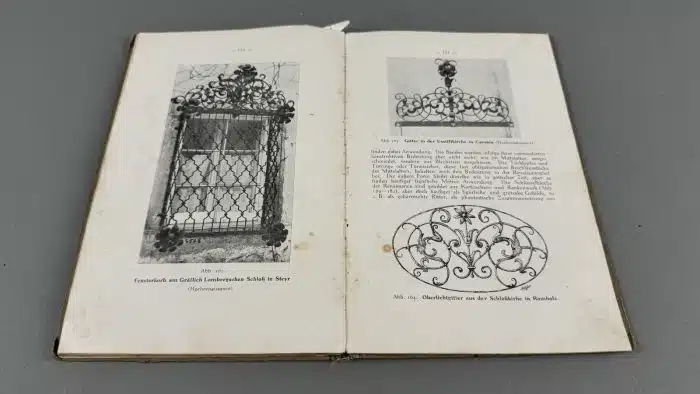 Kurzgefaßte Stillehre für Kunstschlosser Metzger Max (Autor) 1902 – Bild 14