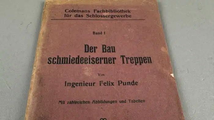 Der Bau schmiedeeiserner Treppen Felix Punde Lübeck 1919 – Bild 2