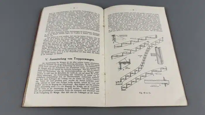 Der Bau schmiedeeiserner Treppen Felix Punde Lübeck 1919 – Bild 6