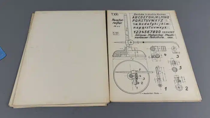 verschiedene Tafel  Werkzeichnen Schlosser – Bild 4