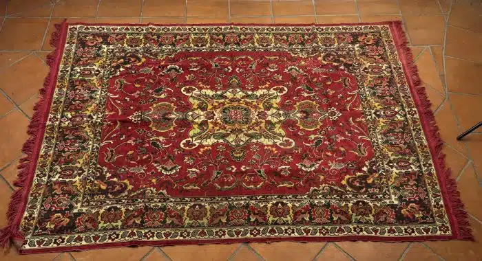 farbenfroher Teppich 190 x 130 cm