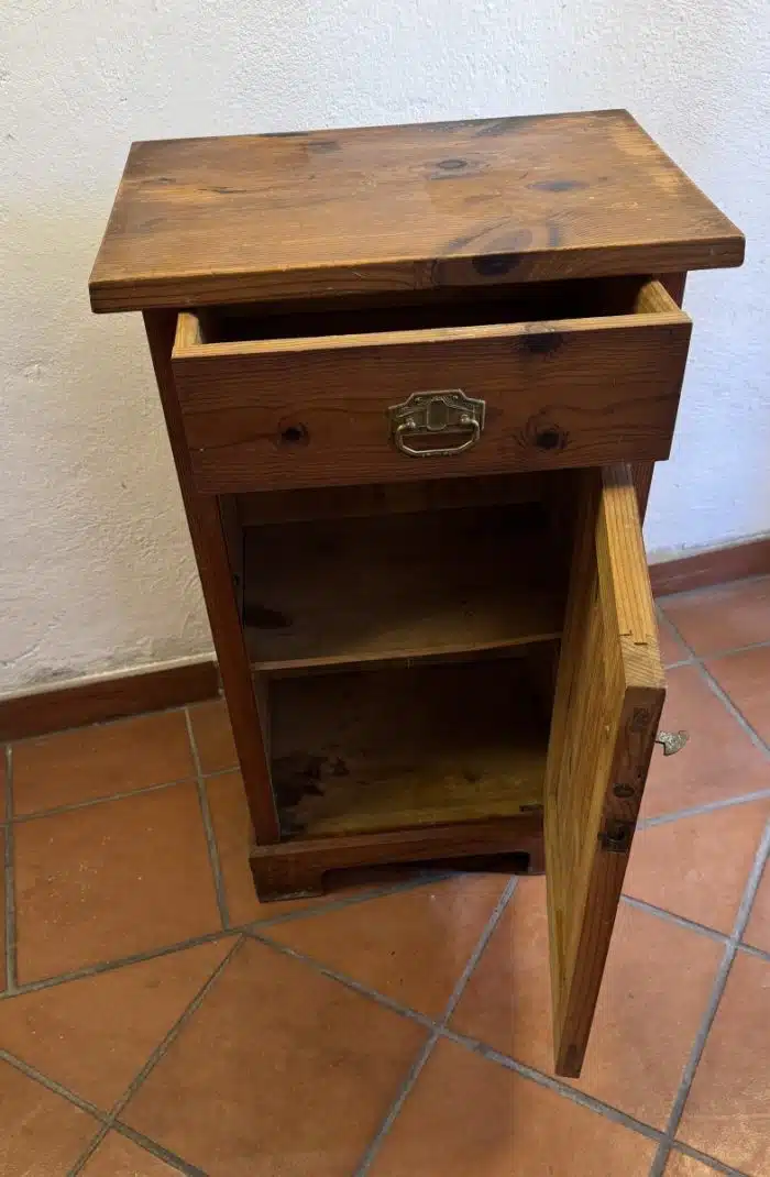 Nachtkästchen Vollholz 46 x 32 H 78 cm – Bild 4