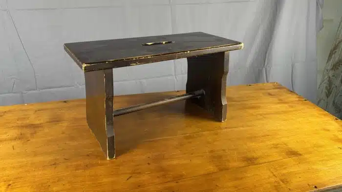 Altes Stockerl - Fußschemel – Bild 2