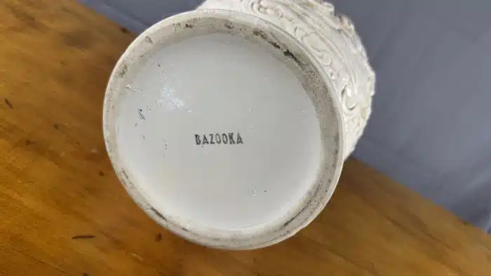 Keramik Bodenvase Bazooka H. 38cm – Bild 4