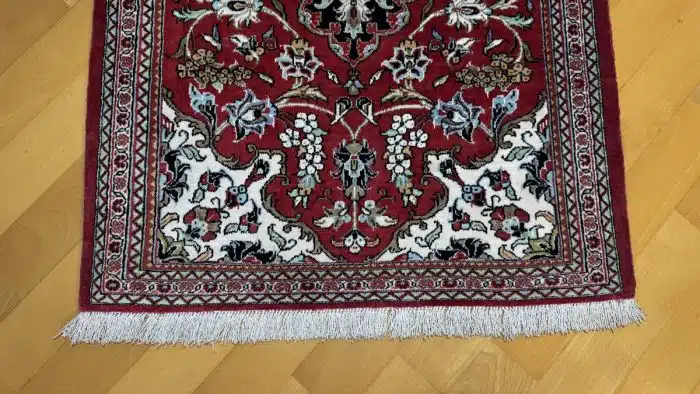 schöner farbenfroher Perserteppich 86 x 58 cm – Bild 2