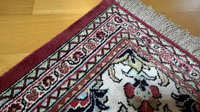schöner farbenfroher Perserteppich 86 x 58 cm – Bild 5