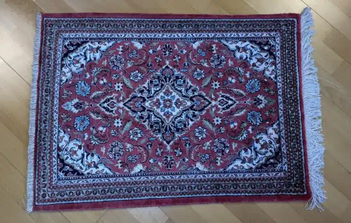 schöne farbenfroher Perserteppich 86 x 58 cm