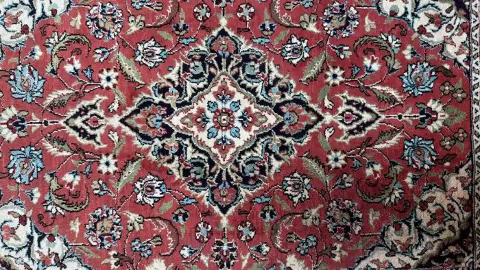 schöne farbenfroher Perserteppich 86 x 58 cm – Bild 2