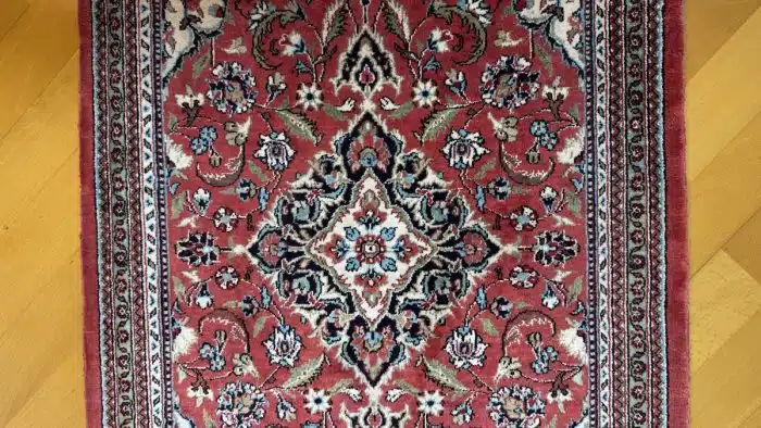 schöne farbenfroher Perserteppich 86 x 58 cm – Bild 4