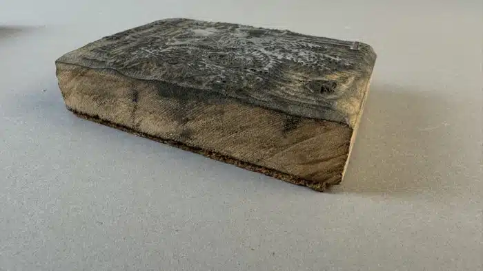 Switbert Lobisser – ORIGINAL Holzstock / Druckstock –  Op 601  Helga Egenolf-Rauch 7×10 cm Absolute Rarität – Bild 6