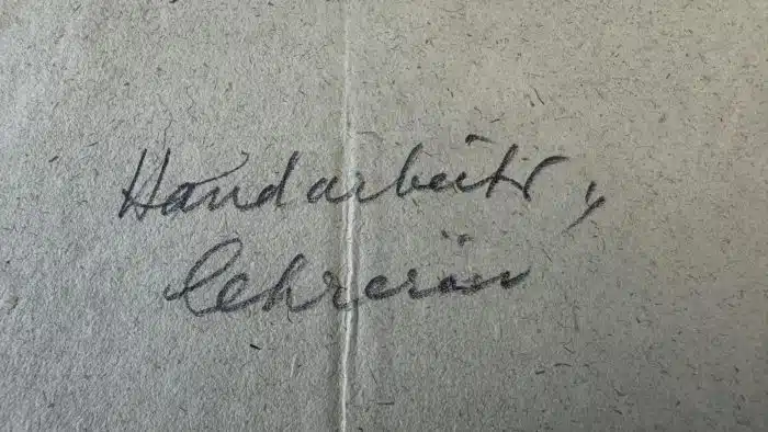 Switbert Lobisser - Holzschnitt -  auf Brief von 1824  Op.196  193  Exlibris Mitzi Mitzi Poschinger 19x31,5 cm signiert nummeriert – Bild 4