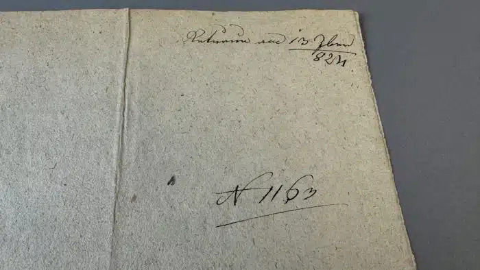 Switbert Lobisser - Holzschnitt -  auf Brief von 1824  Op.196  193  Exlibris Mitzi Mitzi Poschinger 19x31,5 cm signiert nummeriert – Bild 6