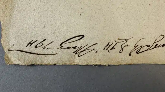 Switbert Lobisser - Holzschnitt -  auf altem Brief mit Wasserzeichen Stift St.Paul - Op.191  Exlibris Dr. H. Seka  23,5x37,5 cm signiert nummeriert – Bild 5