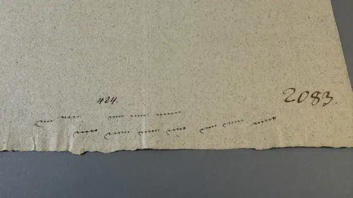 Switbert Lobisser - Holzschnitt -  auf Brief von 1809  Op.186  Switbert Lobisser 1933  24x37,5 cm signiert nummeriert – Bild 6