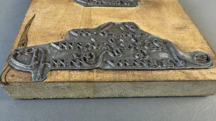 Switbert Lobisser – ORIGINAL Metallklischee / Druckstock –  13,5x15cm  Absolute Rarität – Bild 5