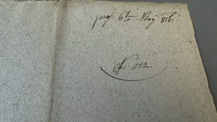 Switbert Lobisser - Holzschnitt - auf altem Brief von 1816  - Op. 209  Exlibris Marco Birnholz (I)  21x33,5 cm  signiert nummeriert – Bild 5