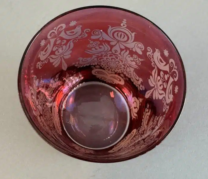 Switbert Lobisser - Aus persönlichem Besitz -  Freundschaftsbecher Riedel Trinkglas H 10 cm – Bild 4