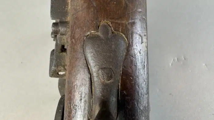 Switbert Lobisser - Aus persönlichem Besitz - Steinschlosspistole mit Pulverhorn L 40 cm – Bild 16