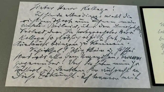 Switbert Lobisser - Aus persönlichem Besitz - 3 Stück Kondolenzschreiben zum Ableben seiner Ev 1933 – Bild 3
