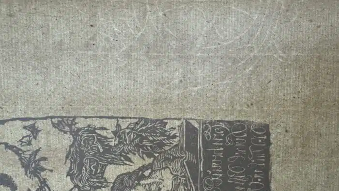 Switbert Lobisser - Holzschnitt - auf altem Brief mit Wasserzeichen Stift St.Paul - Op.245  Erntraud Reichel und Dr. Karl Schnürch  24x38,5 cm  signiert nummeriert – Bild 4