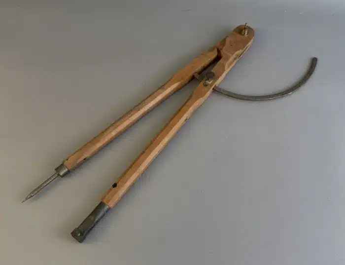 Switbert Lobisser - Aus persönlichem Besitz - Großer Zeichenzirkel L 52 cm