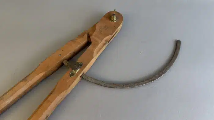 Switbert Lobisser - Aus persönlichem Besitz - Großer Zeichenzirkel L 52 cm – Bild 2