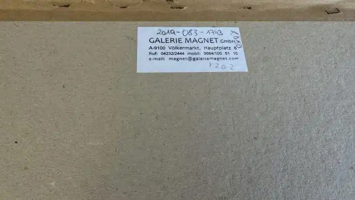 Switbert Lobisser - Holzschnitt -  Bauernspruch  66,5x52,5 cm  signiert nummeriert – Bild 14