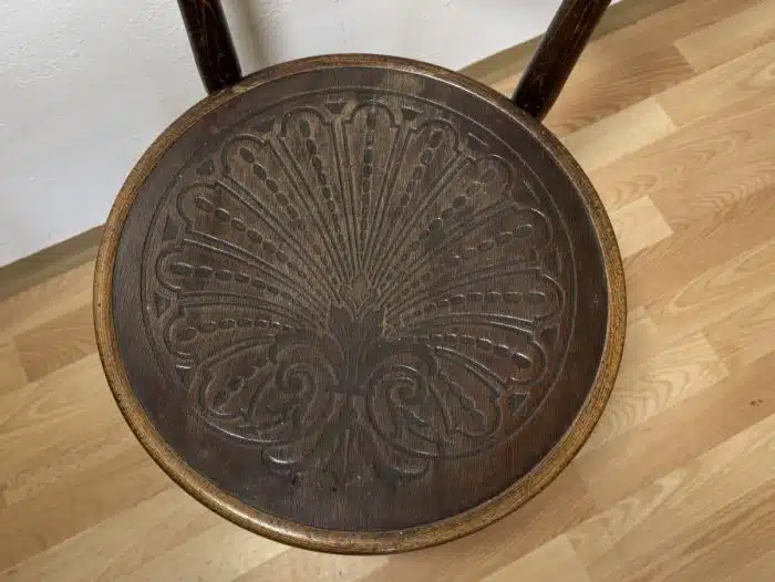 Jugendstil-Sessel - Bugholzsessel – Bild 2