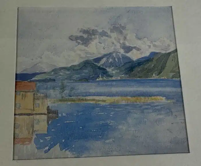 Aquarell Seenlandschaft – Bild 2