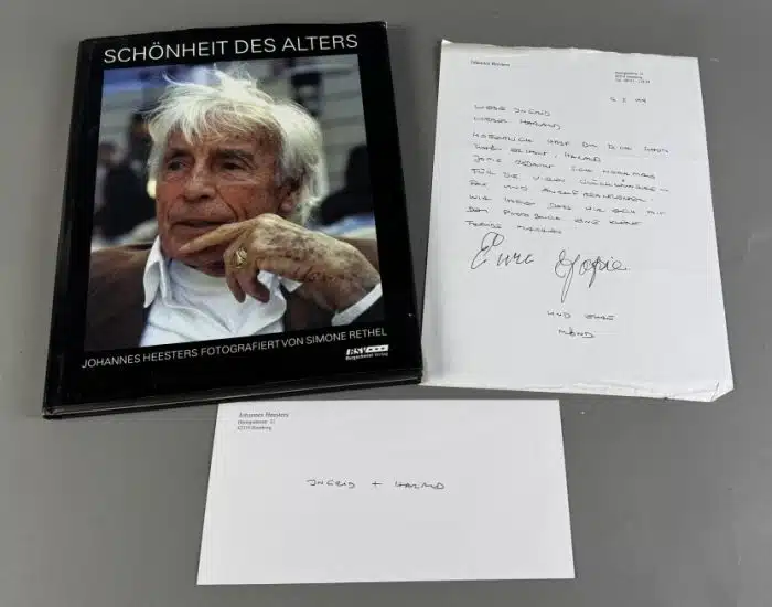 Buch Schönheit des Alters. Johannes Heesters fotografiert von Simone Rethel