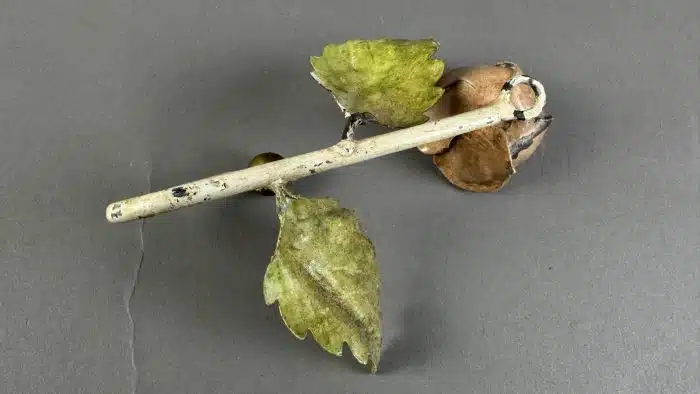 zwei Florentiener Wandhaken Rose – Bild 3