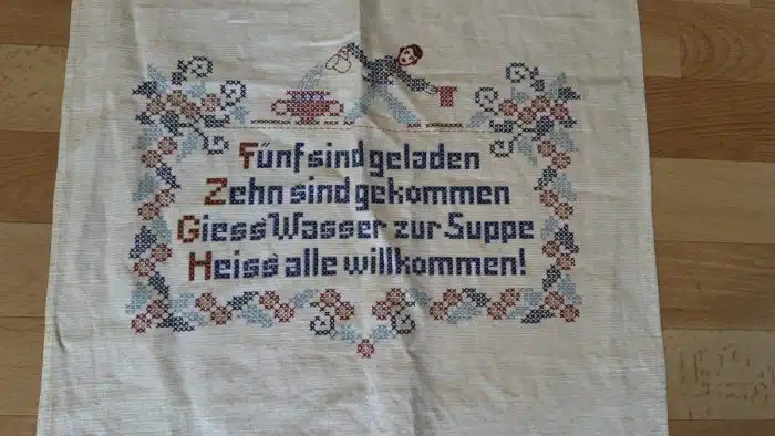 alter Küchenspruch – Bild 2