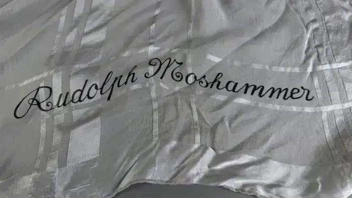 Seidentuch vom Designer Rudolph Moshammer – Bild 3