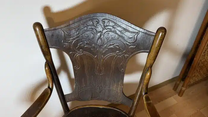 Buchenbugholz-Armlehnsessel, Jacob & Josef Kohn, Wien um 1890 – Bild 3